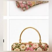 Hand Embroidered Clutch (Full Embroidery) – 00 Clean White BG