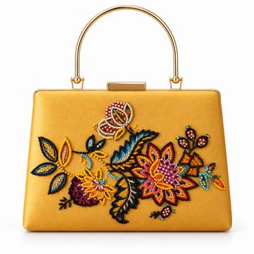Multicolour Hand Embroidered Clutch