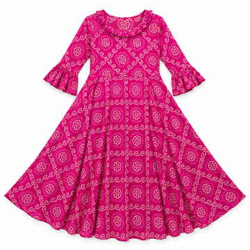 Rani Pink Badhej Dress