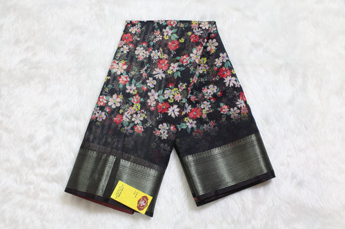 Kota Doriya Saree – Black
