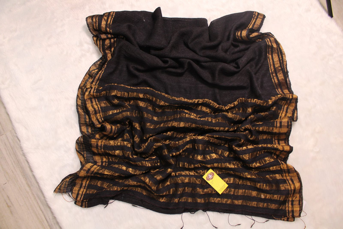 Pure Ghicha Tussar Resham Saree – product detail 4