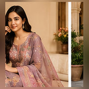 Embroidered Premium Kota Doriya 2 Piece Suits – 06 Seated Lifestyle